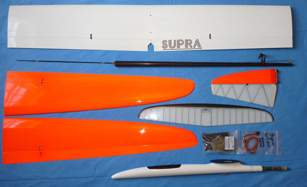 Supra Carbon Light Parts Top View