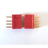 Deans Micro Plug and Socket - Red (DEANS-MICRO-RED)