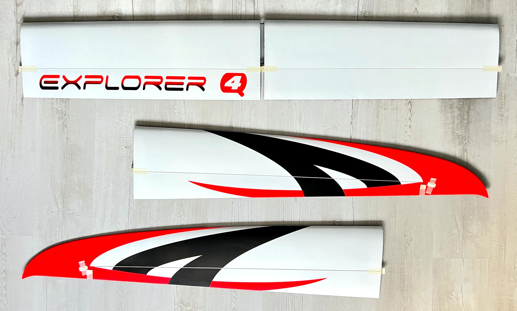 Nan Explorer Q4 4m RC Models Electric F5J Gliders