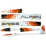 Super Sport layup<br> White with orange and black design. Underside orange & white with ALPENBRISE (3)