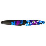Spread carbon layup, Top: black with blue-purple fade MD2 design<br> Bottom: black with blue-purple tips (C42)
