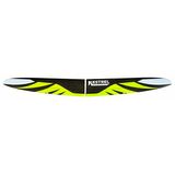 Regular layup, 2 piece wing<br> Top: lime & wite wings design<br> Bottom: black with white large KESTREL text (8)