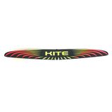 2 piece wing<br>Top: black with red-orange-yellow feathers design, Bottom: black with orange yellow fade tip stripes (6)