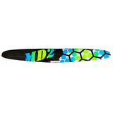 Spread carbon layup, Top: black with blue-lime fade MD2 design
Bottom: black with blue-lime tips (C41)