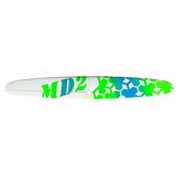 Glass layup, Top: white with green-blue fade MD2 design
Bottom: black with green-blue tips (3)