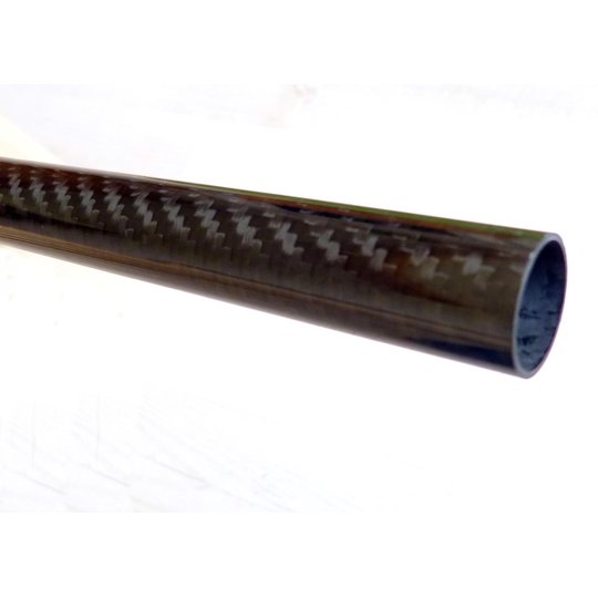 25mm OD 23mm ID 1" Wound Carbon Tube (CF-TWILL-25MM)