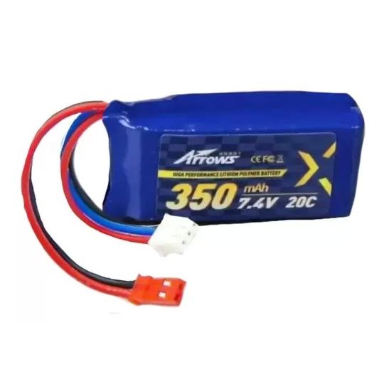 Arrows 2S 350mAh 7.4V LiPo Battery 20C JST (ARRLIPBAT01)