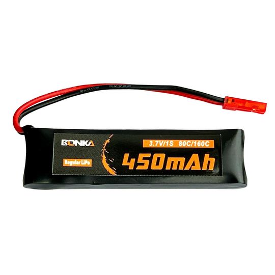 Bonka LiPo 1S 450mAh 3.7V 80C JST (BK-1S450-80)
