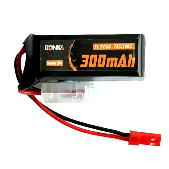 Bonka LiPo 3S 300mAh 11.1V 75C JST (BK-3S300-75)