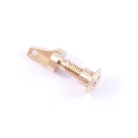 Brass M3 7mm Horn with Rear Fixing Nut (HORN-NUT-7MM-BR)