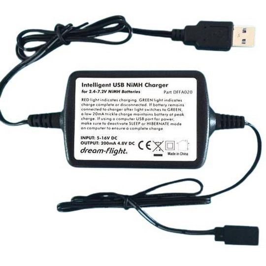 Dream-Flight Intelligent USB NiMH Charger (DFFA020)