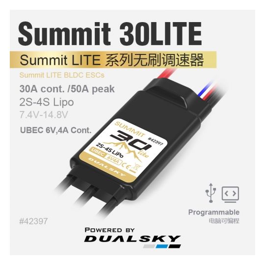 Dualsky Summit 30LITE 6V SBEC ESC (SUM-30LITE)