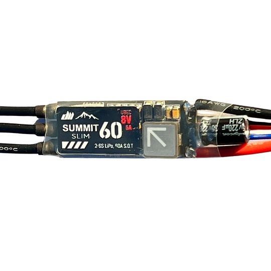 Dualsky SUMMIT 60 SLIM 8V SBEC ESC (SUMMIT-60SLIMU8)