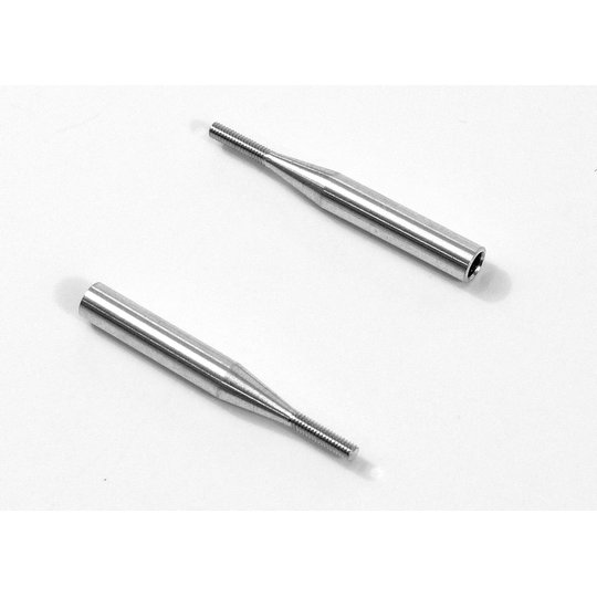 M2 Aluminium Pushrod Ends for 3mm Rods (2) (PEA-3MM)