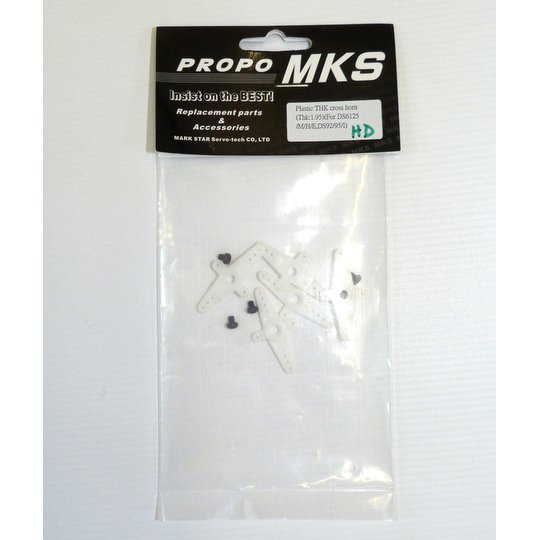 MKS Heavy Duty Plastic Servo Output Arms (DS61XX-HD-HORN)