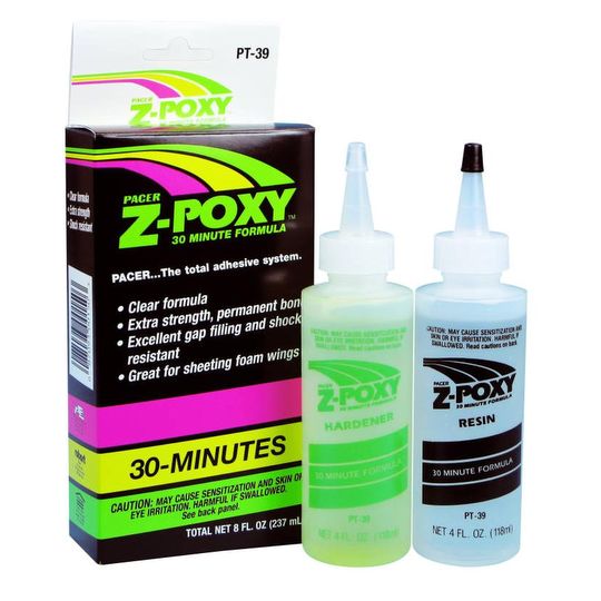 Z-Poxy 30 Minute PT39 Epoxy 8oz 225g (PT-39)
